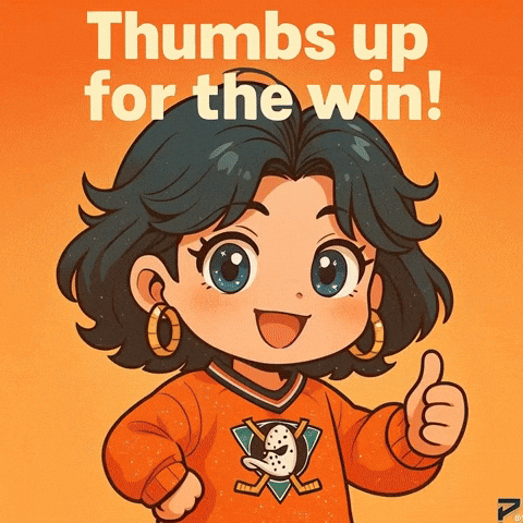 Mighty Ducks Thumbs Up GIF by Persona