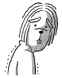 Nervous Shake Sticker