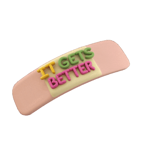 Heal It Gets Better Sticker by Mora Vieytes
