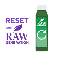 raw_generation_juices wellness detox reset cleansing Sticker