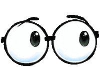 sarahpecorino wow eyes look glasses Sticker