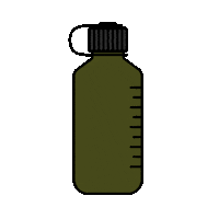 Water Bottle Sticker by Zappos