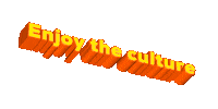 Enjoy The Culture Sticker by AFROBRUNCH