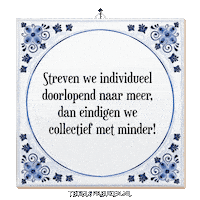 Wijsheid Reflectie Sticker by Tegelspreuken.nl