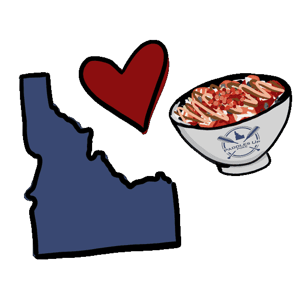 paddlesuppoke giphyupload sushi poke idaho Sticker