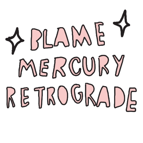 Mercury Retrograde Sticker