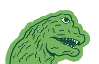 Bored Blink Sticker