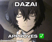 Bungo Stray Dogs Dazai GIF