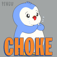 Warning Help Me GIF by Pudgy Penguins
