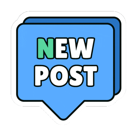New Post Sticker