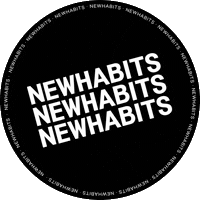 newhabits happy heart retro 하트 Sticker