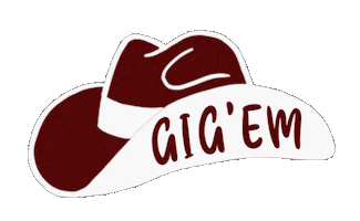 Hat Cowboy Sticker by Texas A&M University