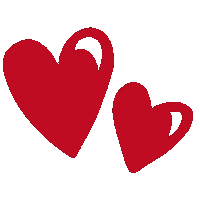 In Love Heart Sticker