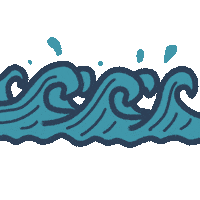 Water Wave Sticker