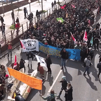 Thousands Rally for Workers' Rights in Hamburg