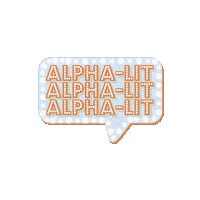 alphalithouston alphalit Sticker