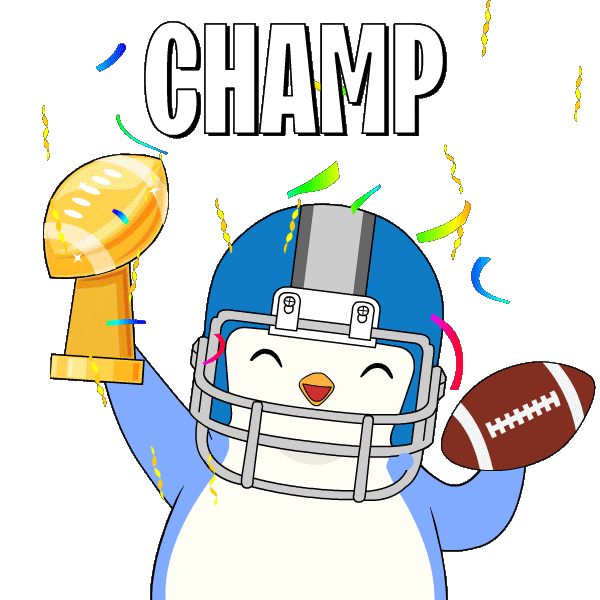 Football Win Sticker by Pudgy Penguins
