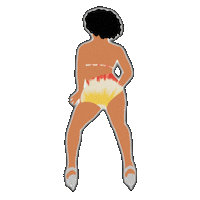 Dance Wine Sticker by crwnking