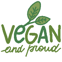 Vegan Leaf Sticker
