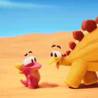 Licking Best Pal GIF by Claynosaurz