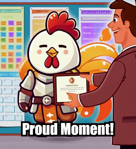 Praise Achievement GIF by Zorooster