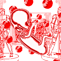 Baby Spinning Sticker by badblueprints