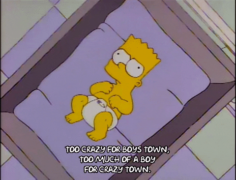 bart simpson baby GIF