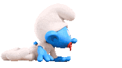 Sad Papa Smurf Sticker by Nickelodeon
