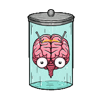 Illustration Let Me Think About That Sticker