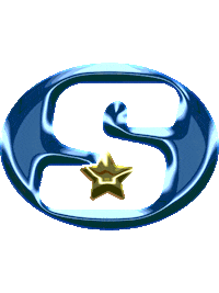 Star Chrome Sticker