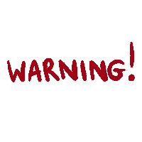 Warning Sticker