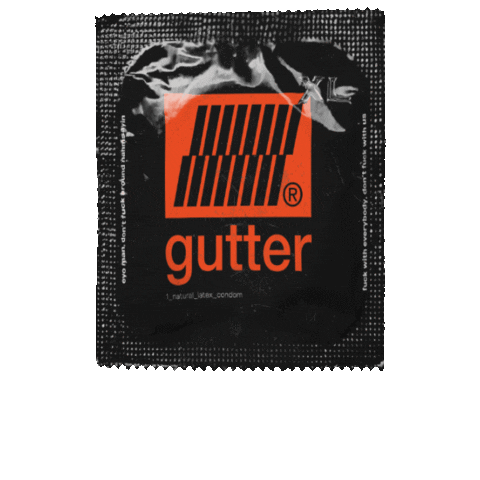 GutterCorp music logo condom gutter Sticker