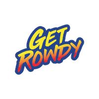 Colorowdies rowdy rowdies get rowdy getrowdy Sticker