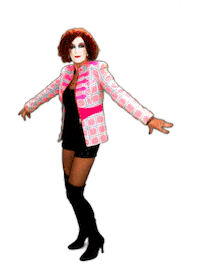 Dancing Lady Reaction Sticker by ladypat