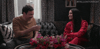 taylor swift lip sync conversation GIF by The Tonight Show Starring Jimmy Fallon