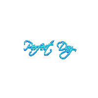 Perfect Blue Day Sticker