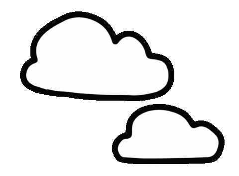 apruuii giphyupload cloud ゆるかわ 雲 Sticker