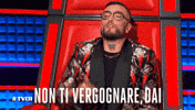 thevoiceofitaly coach rapper the voice rai GIF