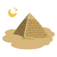 Pyramid Sticker by PAINT&BUFF