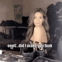 Made You Look Women GIF