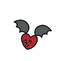 Trick Or Treat Heart Sticker by SHEEPWORLD AG