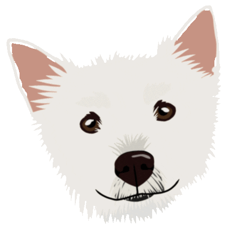 Miles Dog Sticker by HeARTs Speak