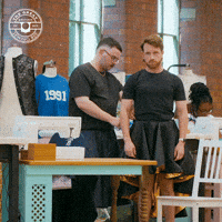 Clothes Remove GIF by The Great British Sewing Bee