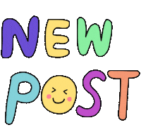 New Post Sticker by 大姚Dayao