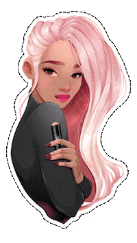 rimmellondonmy girl woman glow enjoy Sticker