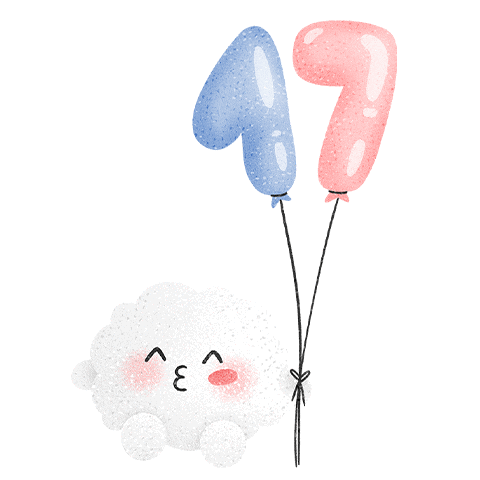 Balloons 세븐틴 Sticker