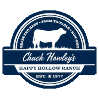 happyhollowbeef hhb farm to table grass fed beef happy hollow ranch Sticker
