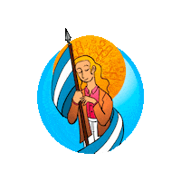V Eva Sticker