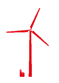 dieresi aerogenerador annadieresi molinsdevent Sticker