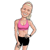 Fitness Running Sticker by eBibs